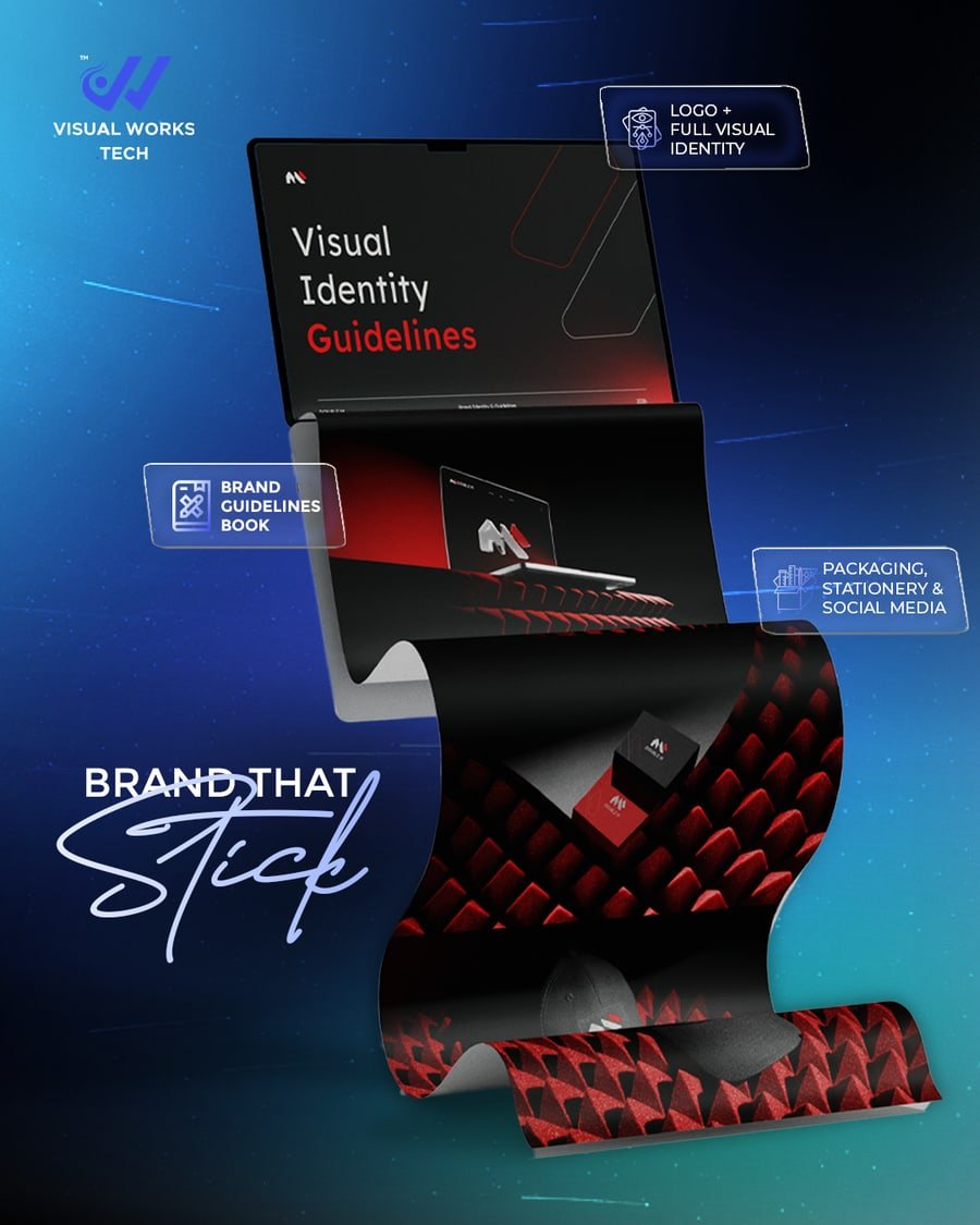 Brand Identity — logo, full visual identity, brand guidelines book, packaging and stationery