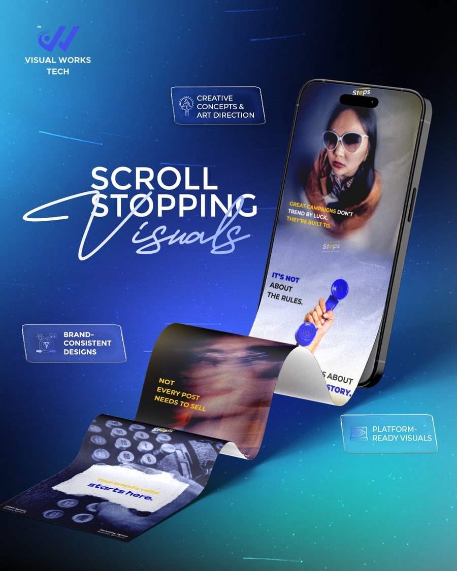 Graphic Design — creative concepts, art direction and platform-ready visuals